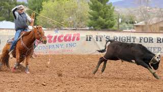 Wickenburg Team roping Brought to you by Edward Jones Destination Wickenburg 2021 Spring Season [upl. by Annod]