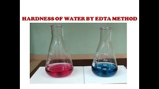 How to determine hardness of water by EDTA method Procedure and problems on hardness [upl. by Ruhtua783]