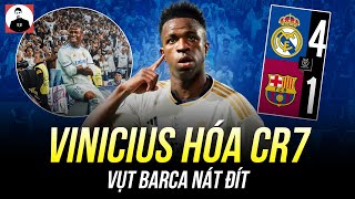 VINICIUS HÓA CR7 VỤT BARCA NÁT ĐÍT REAL MADRID VÔ ĐỊCH SIÊU CÚP TÂY BAN NHA QUÁ HOÀNH TRÁNG [upl. by Nnylimaj]