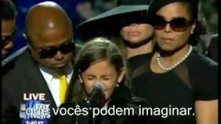 Filha de Michael Jackson fala do pai LEGENDADO [upl. by Felt]