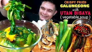 CRISPY FRIED GALUNGGONG  UTAN BISAYA  FILIPINO FOOD  MUKBANG PHILIPPINES  TAGAUMA TV MUKBANG [upl. by Swayne]