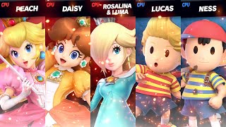 Peach amp Daisy amp Rosalina Super Mario vs Lucas amp Ness Earthbound [upl. by Fleck221]