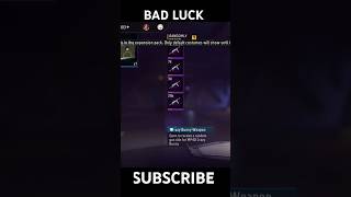 BAD LUCK × CRAZY BUNNY MP40 5×CREATES😭😭 shorts shortsfeed freefire freefireshorts foryou [upl. by Farrington]