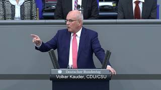 Volker Kauder zu Weidel im Bundestag [upl. by Rubliw660]