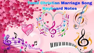 உங்கள் வாழ்நாளெல்லாம்  Marriage song keyboard notes stcecilimusic marriagesong keyboardnotes [upl. by Jochebed]