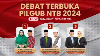 🔴FULL Debat Terbuka Tiga Pasangan Calon Gubernur dan Wakil Gubernur NTB Tahun 2024 [upl. by Aidne877]