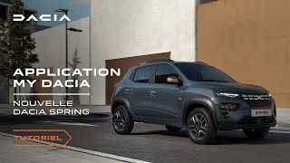 Nouvelle Dacia Spring 2023  Comment utiliser l’application MY DACIA [upl. by Poirer963]