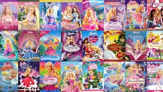 Todos os filmes da Barbie 19872017 [upl. by Gnep181]