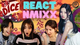 NMIXX  DICE REACTION  Três de Outubro [upl. by Orwin]