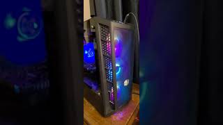 First pc build coolermaster mb311l idle sound test 7 120mm fans [upl. by Peterson550]