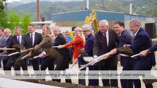 Groundbreaking New special steel plant in Kapfenberg Austria [upl. by Kimmi]