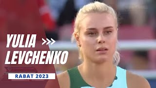 💛Yuliya Levchenko 💙 High Jump 💕 Rabat 2023 [upl. by Tlok865]