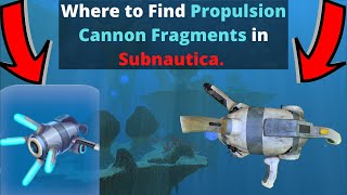 Where to find the Propulsion Cannon in Subnautica [upl. by Anis]