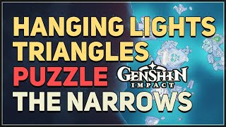 The Narrows Hanging Lights Triangles Puzzle Genshin Impact [upl. by Adihaj]