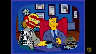 Rowdy Roddy Peeper  The Simpsons [upl. by Eesyak564]