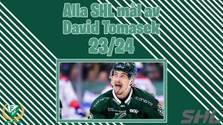 Alla SHL mål av David Tomasek 2324 [upl. by Eniamirt313]