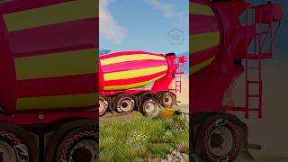 Truck Tow Small Vans vs Gutter beamngdrive beamng shorts beamngcrashes trucksvs [upl. by Neau]