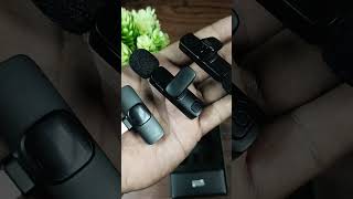 Review Dual Wireless Lavalier Microphone 24G Murah [upl. by Notxed629]