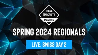 ESL SC2 Masters Spring 2024 Regionals Day 2  Asia amp Europe [upl. by Rusert]