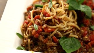 How To Make Spaghetti Bolognese  The Bombay Chef  Varun Inamdar [upl. by Idissak]