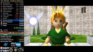 Ocarina of Time 100 Speedrun in 33946 [upl. by Gean579]