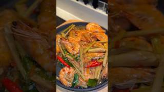 Shrimp Aubergine cooking food fooodreview homecooked yummy​ yummyfoood​ [upl. by Emmerich]