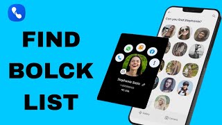 How To Find Block List On Eyecon App [upl. by Dnalhsa]