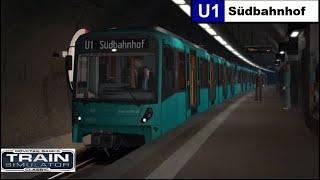 Train Simulator 2022 Frankfurt UBahn U1 Ginnheim  Südbahnhof [upl. by Tseng580]