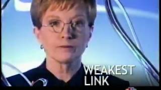 The Weakest Link bumper amp Fear Factor promo 2001 [upl. by Einon]