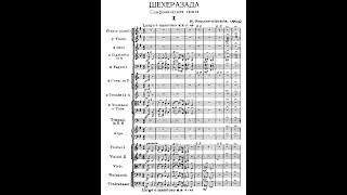 Rimsky Korsakov Scheherazade Score [upl. by Nagn131]