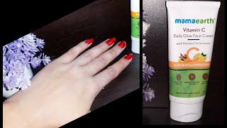 mamaearth vitamin C daily glow face cream review for flipkart and Amazon [upl. by Chickie97]