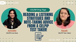 CELPIP Live Reading and Listening Strategies and NoteTaking Advice from a Test Taker  S6E2 [upl. by Tnek]