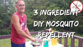 3 Ingredient DIY Mosquito Repellent [upl. by Ellehcal]