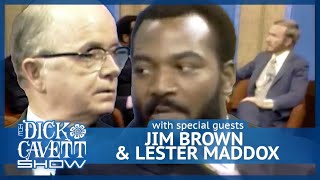 Jim Brown and Lester Maddox Debate Segregation  The Dick Cavett Show [upl. by Gardas]