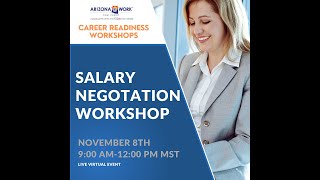 ARIZONAWORK Pinal County Salary Negotiation Workshop 110824 [upl. by Marelya363]