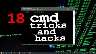 18 CMD Tips Tricks and Hacks  CMD Tutorial for Beginners  Command Prompt  Windows 788110 [upl. by Lemkul]