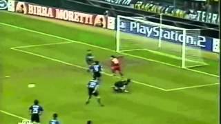 Internazionale vs Lyon 2102002 Group D Champions League 20022003 [upl. by Houser608]