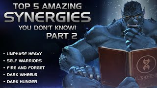 Top 5 AMAZING Synergies You Should know Part 2  Marvel Contest of Champions [upl. by Hobbs115]