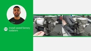 Arnotts suspension compressor installation video for MercedesBenz GLCls X164 amp MLCls W164 [upl. by Felita]