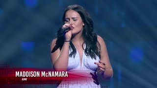 Maddison McNamara  Gone  The Voice Australia 5 2016  Blind Auditions [upl. by Nodyarb]