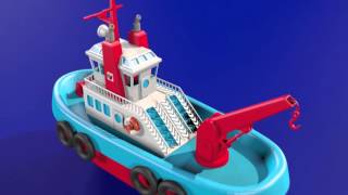 Schiff Boot Animation beobachten Kinder [upl. by Nedap]