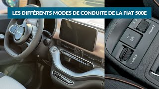 Les différents modes de conduite de la Fiat 500e [upl. by Kavanaugh]