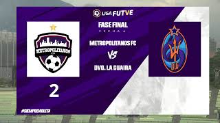 Metropolitanos FC Vs Deportivo La Guaira  Fase Final  Audio [upl. by Nonnaehr]