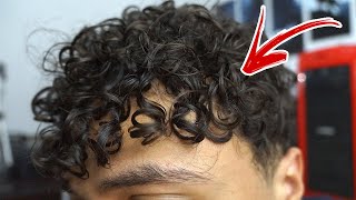 FINALIZAÇÃO ATUALIZADA CABELO CACHEADO MASCULINO CURTO [upl. by Zanahs]