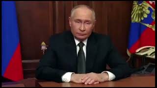 NOTÍCIA URGENTE PRONUNCIAMENTO DE PUTIN APÓS ATAQUES [upl. by Ortiz]