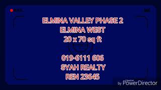 Elmina Valley Ph2 Double Frontage Facing Lake [upl. by Ioyal]