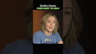 Saoirse Ronan through the yearsthenandnow evolution actress foreveryoung saoirseronan shorts [upl. by Nauqan]