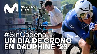 SinCadena Así es un Día de Contrarreloj en el Critérium du Dauphiné  Movistar Team  2023 [upl. by Ahsinirt]