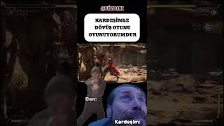 Krdeşimle dövüş oyunu oynuyorumdurHayat memat meselesi keşfet fight mortalkombat11ultimate [upl. by Ronyar]