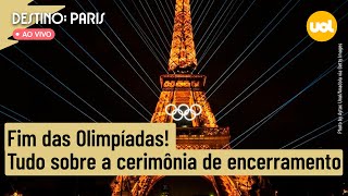 🔴 OLIMPÍADAS 2024 TUDO SOBRE A CERIMÔNIA DE ENCERRAMENTO EM PARIS [upl. by Luehrmann]